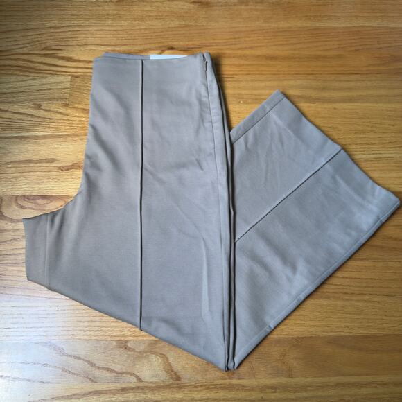 Ann Taylor High Rise Beige Pants Trousers Work NWT Stretch - Picture 1 of 6